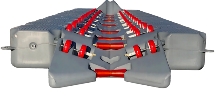 BoatPort Båtbrygge 9, 960cm x 200cm, flytekapasitet 5307kg