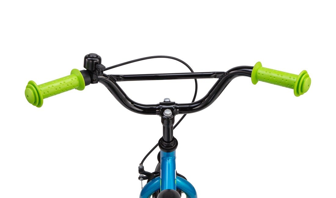 Barnesykkel 12" Action blå/grønn - RX Sport