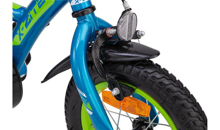 Barnesykkel 12" Action blå/grønn - RX Sport
