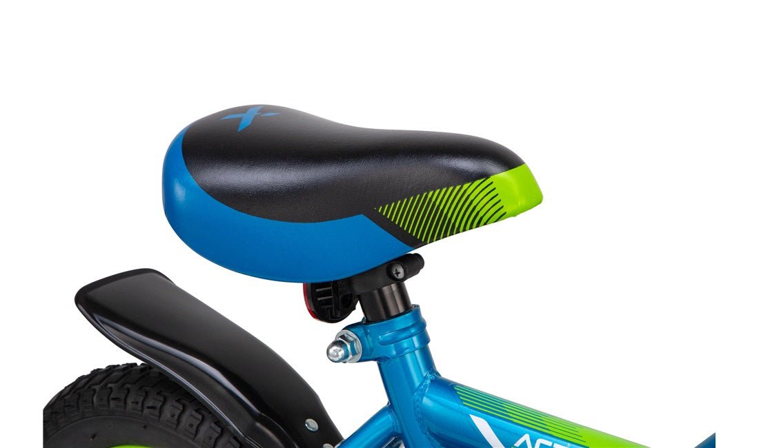 Barnesykkel 12" Action blå/grønn - RX Sport
