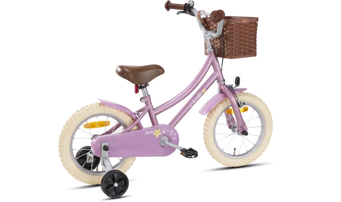 Barnesykkel 14" alu. Nova rosa m/kurv - RX Sport