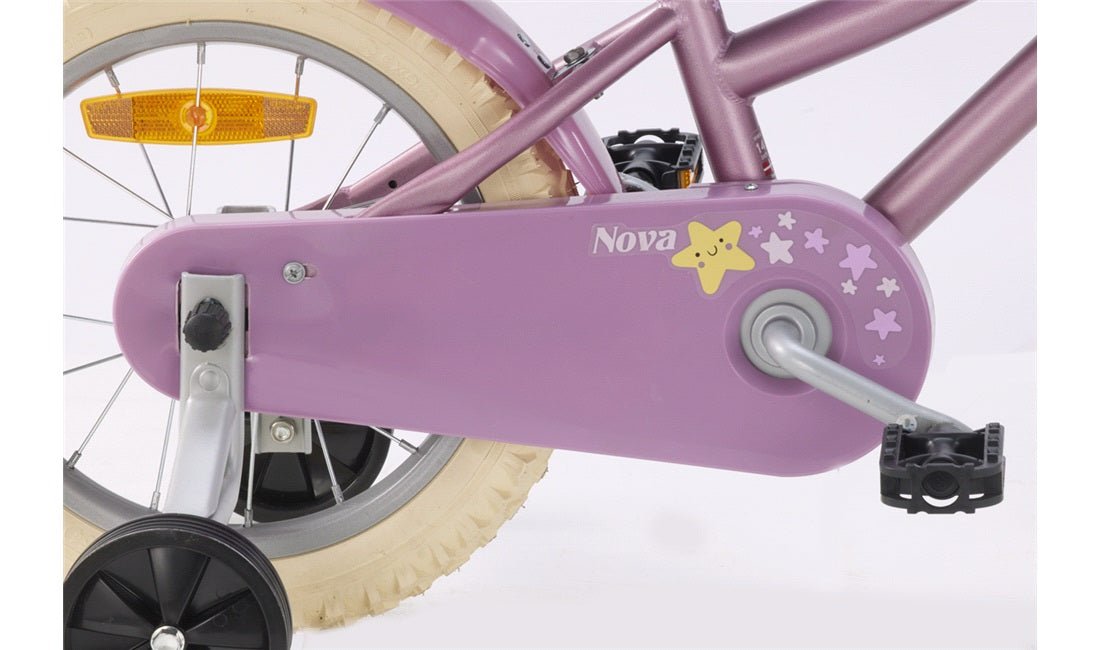 Barnesykkel 14" alu. Nova rosa m/kurv - RX Sport
