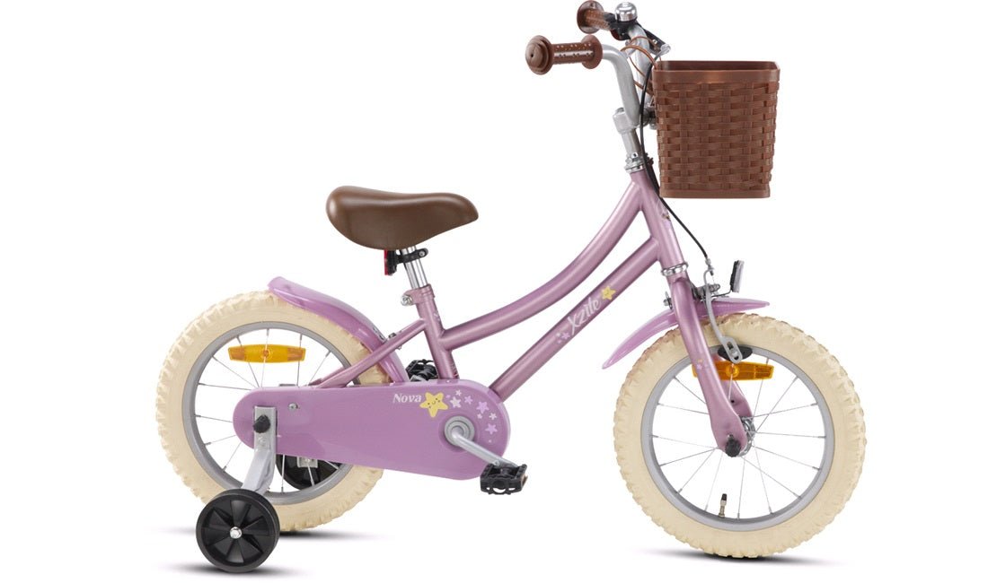 Barnesykkel 14" alu. Nova rosa m/kurv - RX Sport