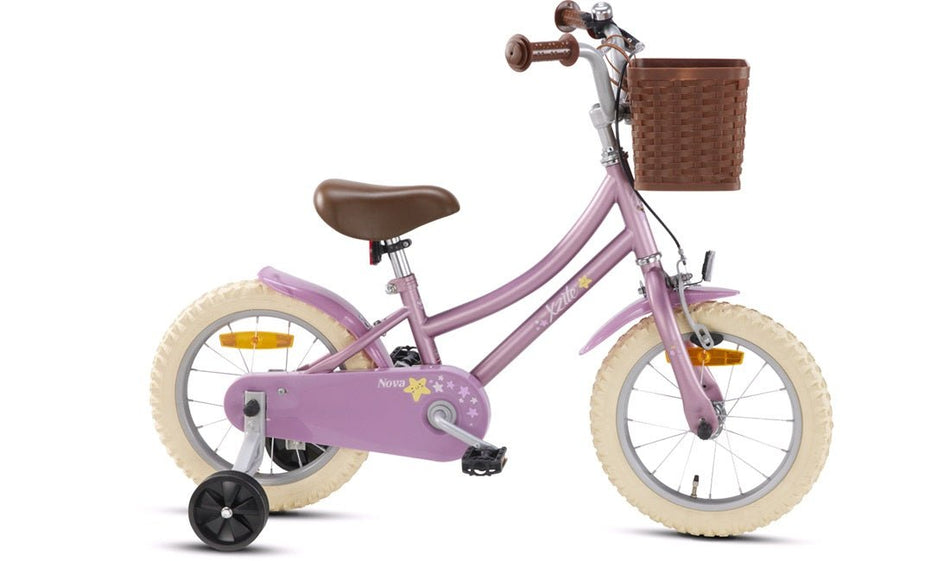 Barnesykkel 14" alu. Nova rosa m/kurv - RX Sport