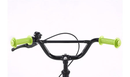Barnesykkel 14" BMX - design svart/grønn - RX Sport