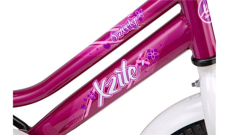 Barnesykkel 16" Sweety rosa/hvit - RX Sport