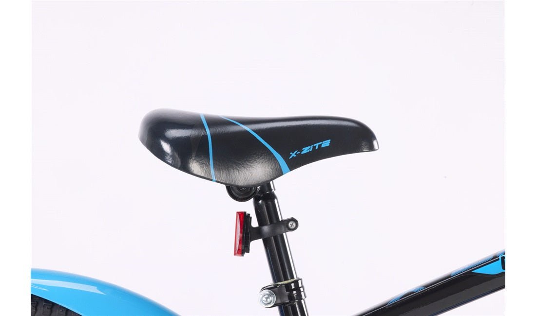 Barnesykkel 18" MTB style sort/blå - RX Sport