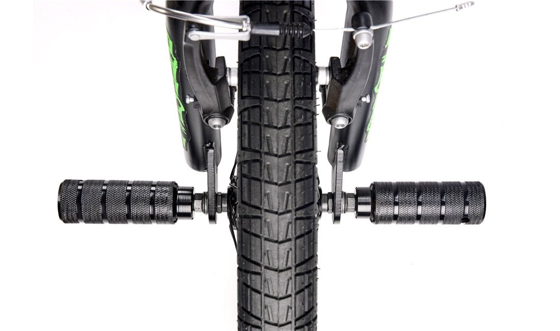 BMX 20" Freestyle sort/grøn - RX Sport
