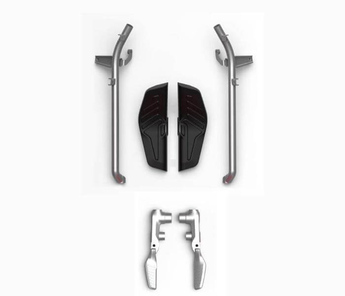 Pedal Bak & Støtdemper for Super SOCO CU