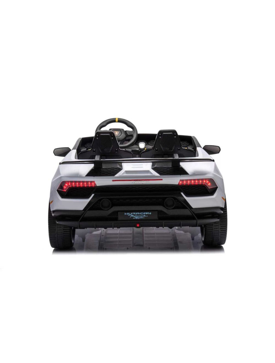 Lamborghini Huracan Performante elbil 2 seter 24V hvit Mega