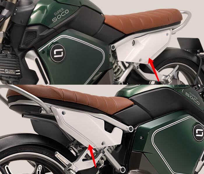 Deksel for Super SOCO TC/TC Max