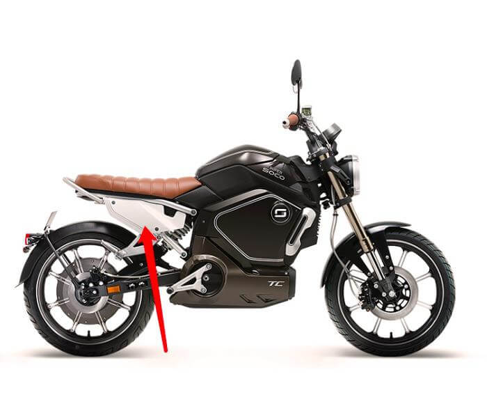 Deksel for Super SOCO TC/TC Max