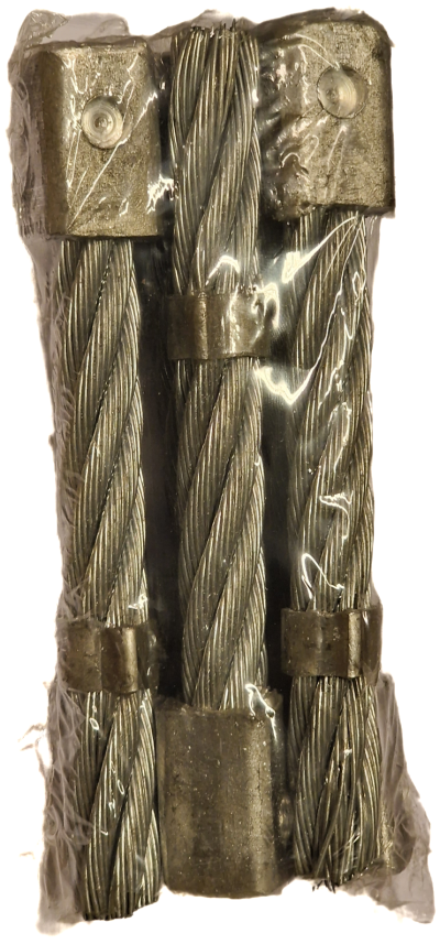 Stål vaiar beitepusser