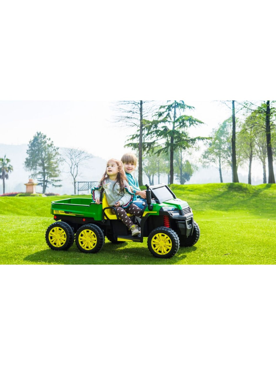 Elektrisk sekshjuling utv elbil for barn