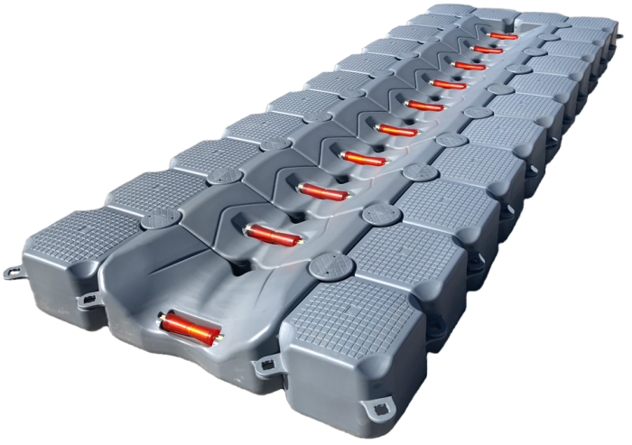 FlexiPort Båtbrygge 6, 650cm x 200cm, flytekapasitet 3734kg