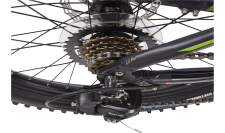 Fatbike MTB alu 24" 7 - speed Svart/Grøn - RX Sport