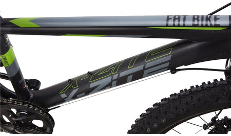 Fatbike MTB alu 24" 7 - speed Svart/Grøn - RX Sport