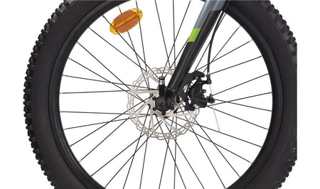 Fatbike MTB alu 24" 7 - speed Svart/Grøn - RX Sport