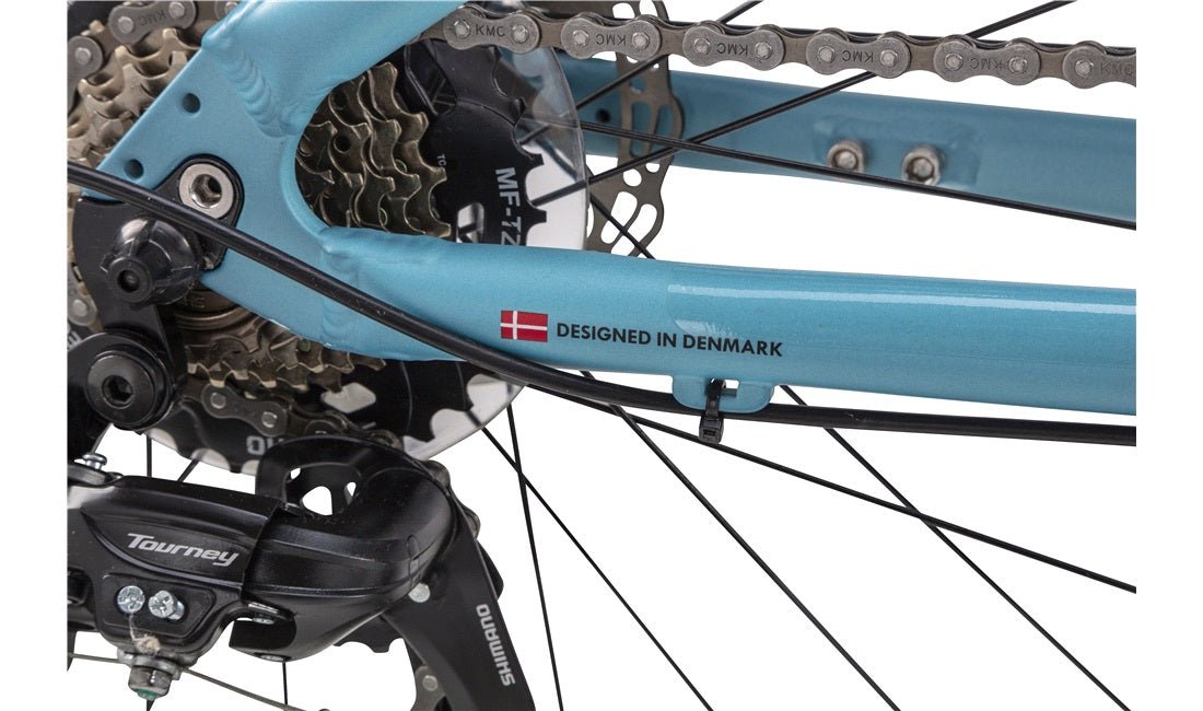 Fatbike MTB alu 26" 7 - speed blå/orange - RX Sport