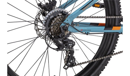 Fatbike MTB alu 26" 7 - speed blå/orange - RX Sport