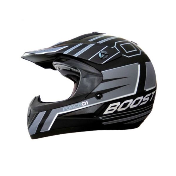 Boost Force 01 Hjelm Grå/Sort strl L