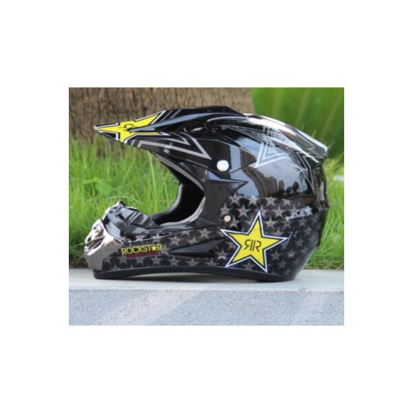 Hjelm Rockstar Sort Str L