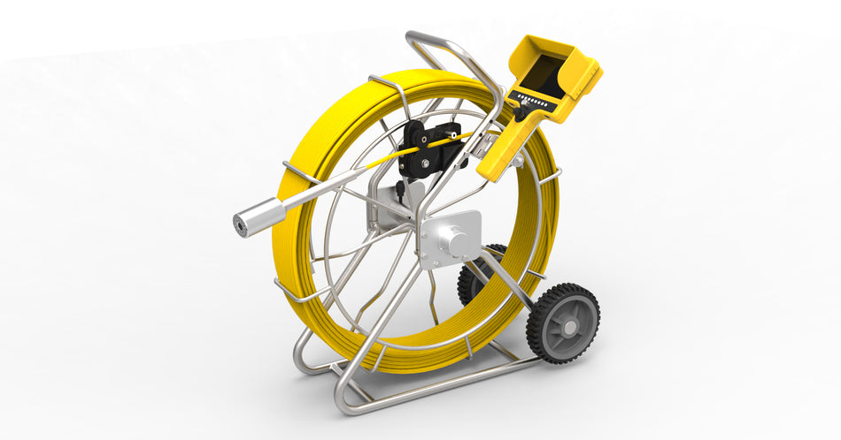 Rørinspeksjonssystem med 9″ monitor