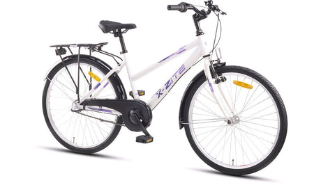 Juniorsykkel 20" 3 - gir hvit/lilla - RX Sport