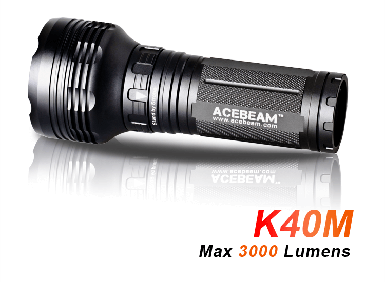 Lommelykt K40M - 3000 Lumen