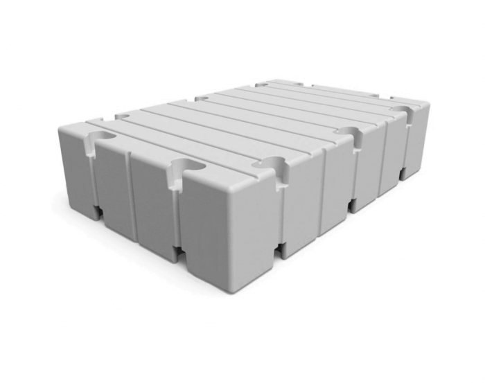 Rotodock 100cm x 150cm Bryggeseksjon, flytekapasitet 450kg