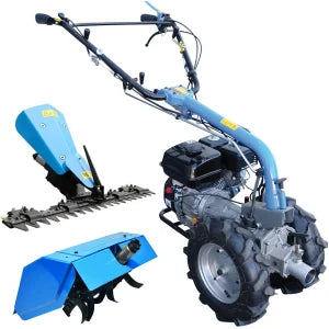 Tohjulstraktor Güde  (Slåmaskin + Jordfres)