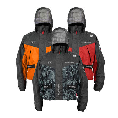 MudRider Jakke - Rød / Oransje / Kamuflasjegrå