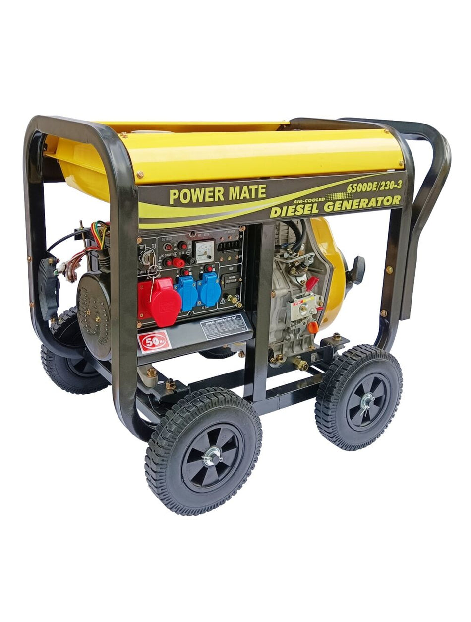 Diesel aggregat 1 fas & 3 fas 230V PM 6500 SMT 4- takt