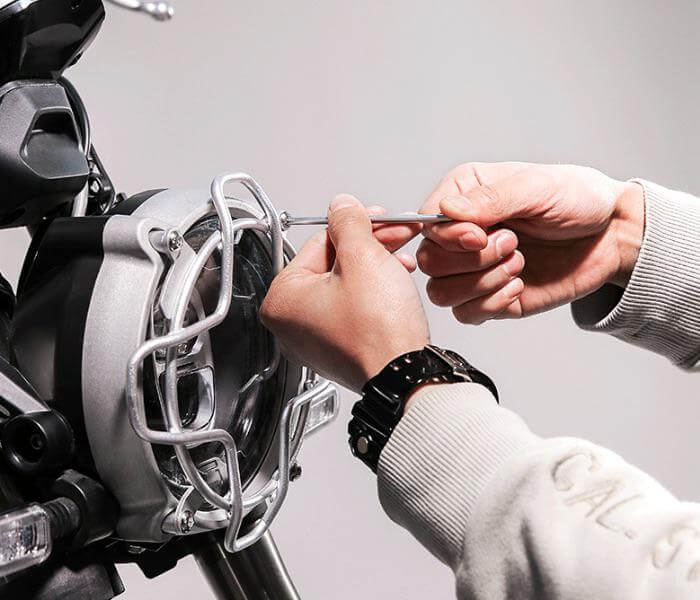 Lysbeskytter for Super Soco TC