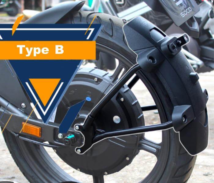 Skvettlapp bak for Super SOCO TS