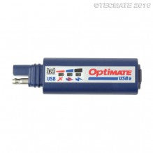 USB lader 2400 mA m/ indikator