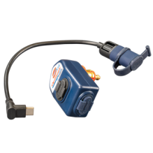 12V miniDIN Dobbel USB lader 3300MA