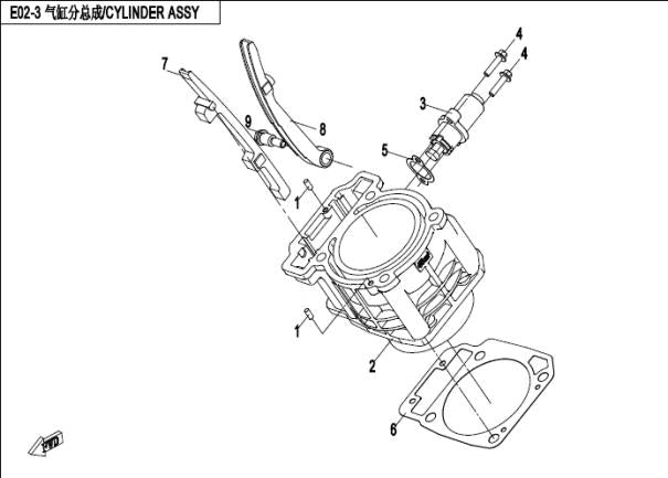 E07 Sylinderhode / Sylinder