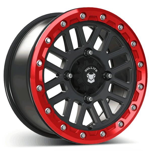 BULLITE BT01 Saber Beadlock Gunmetal Red Ring