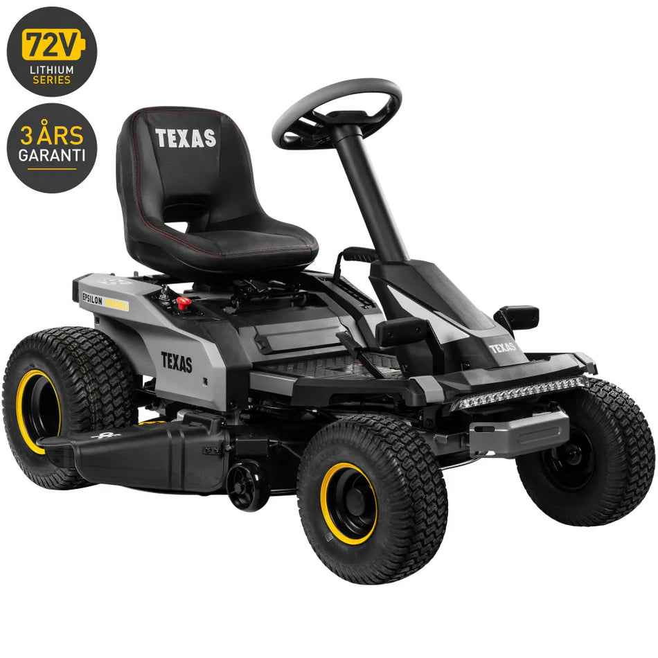 Texas plentraktor batteridrevet Epsilon R9600Li (72V) klippbredde 96 cm 90070283
