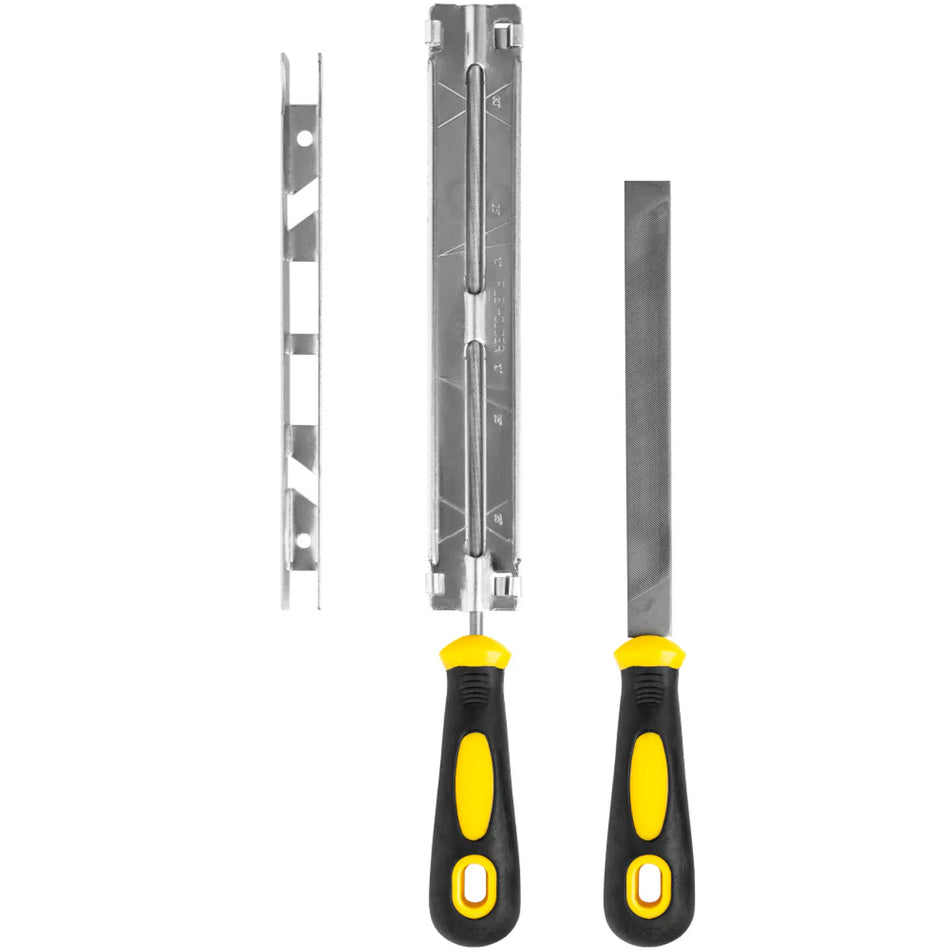 Texas filsett motorsag 3/8" hobby 4mm til vedlikehold av kjeder 90052297