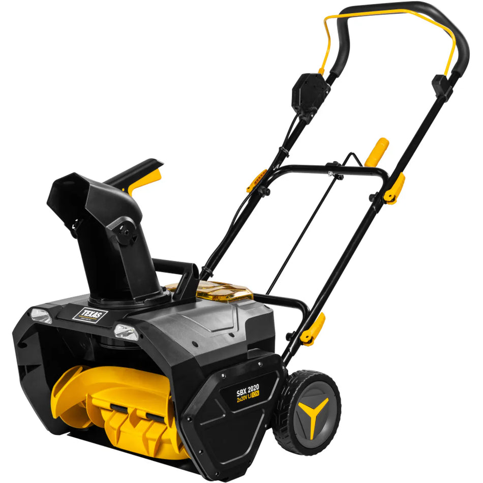 snøfreser batteri 2x20V SBX2020 med 2 batteri og lader bredde 50 cm