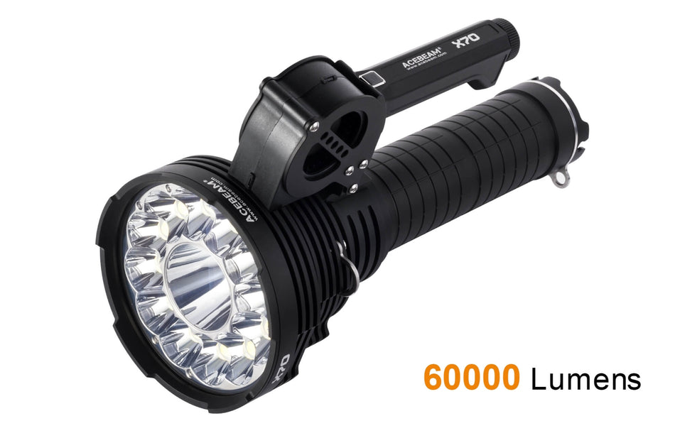 Lommelykt X70 - 60000 Lumen