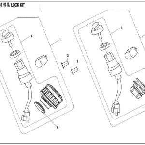 CF800-2_2014, LOCK KIT - (IP)