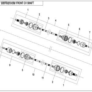 CF800-2_2014, FRONT CV SHAFT - (IP)