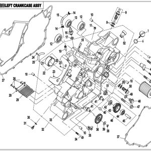 CF800-2_2014, LEFT CRANKCASE ASSY - (IP)