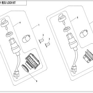 CF800-2_2015, LOCK KIT - (IP)