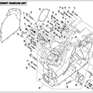 CF800-2_2015, RIGHT CRANKCASE ASSY - (IP)