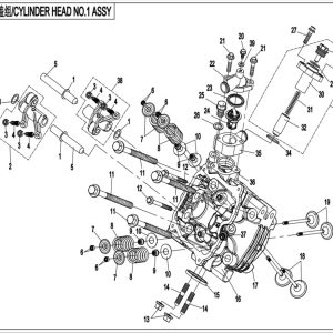 CF800-2_2015, CYLINDER HEAD NO.1 ASSY - (IP)