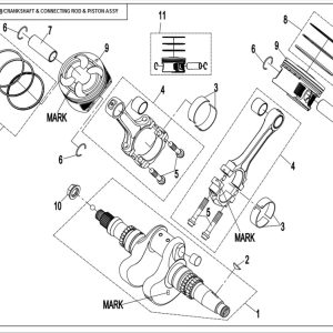 CF800-2_2015, CRANKSHAFT & CONNECTING ROD & PISTON ASSY - (IP)